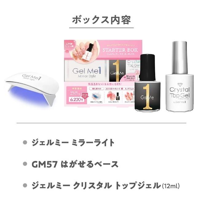 Gel Me1 ジェルミーワン スターターボックスC 外箱ピンクに