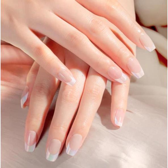 ジェルミー ペタリー 02 オーロラフレンチ ジェルネイルシール Gel Me Petaly ジェルミーワン (Gel Me 1)｜finecosmeselection｜03