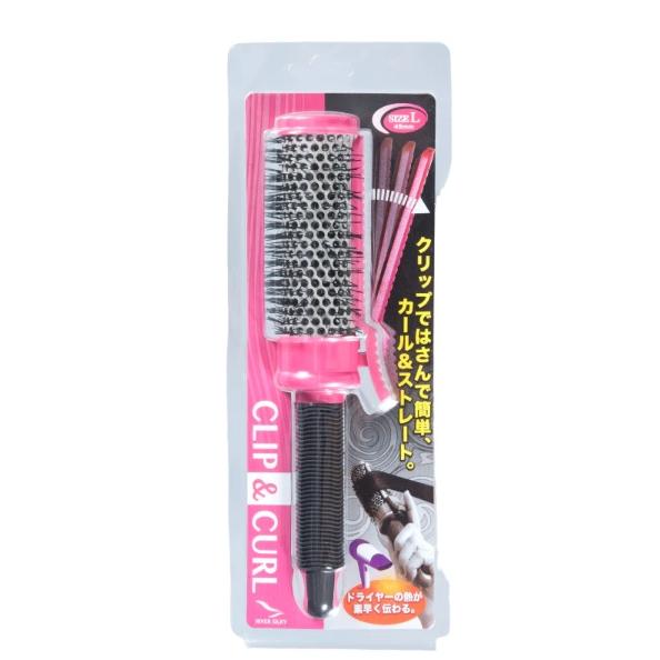 キヌガワカンパニー クリップ&カール ロールブラシL 9516 熱電導性に
