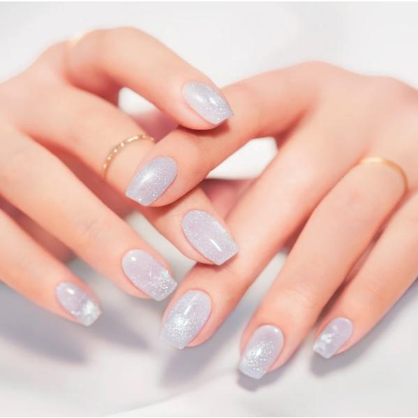 Gel Me1 ジェルミーペタリー16.フローズンブルー ジェルネイルシール