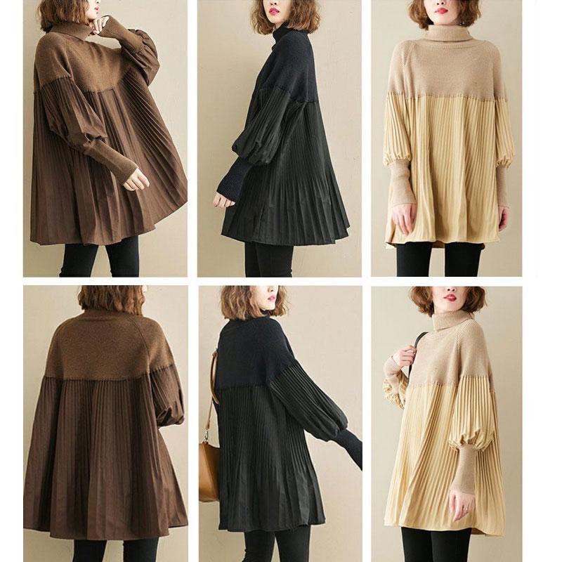 アディアム　Oyster Top ニット　切り替え　チュニック　異素材 アディアム Oyster Top ニット 切り替え チュニック 異素材