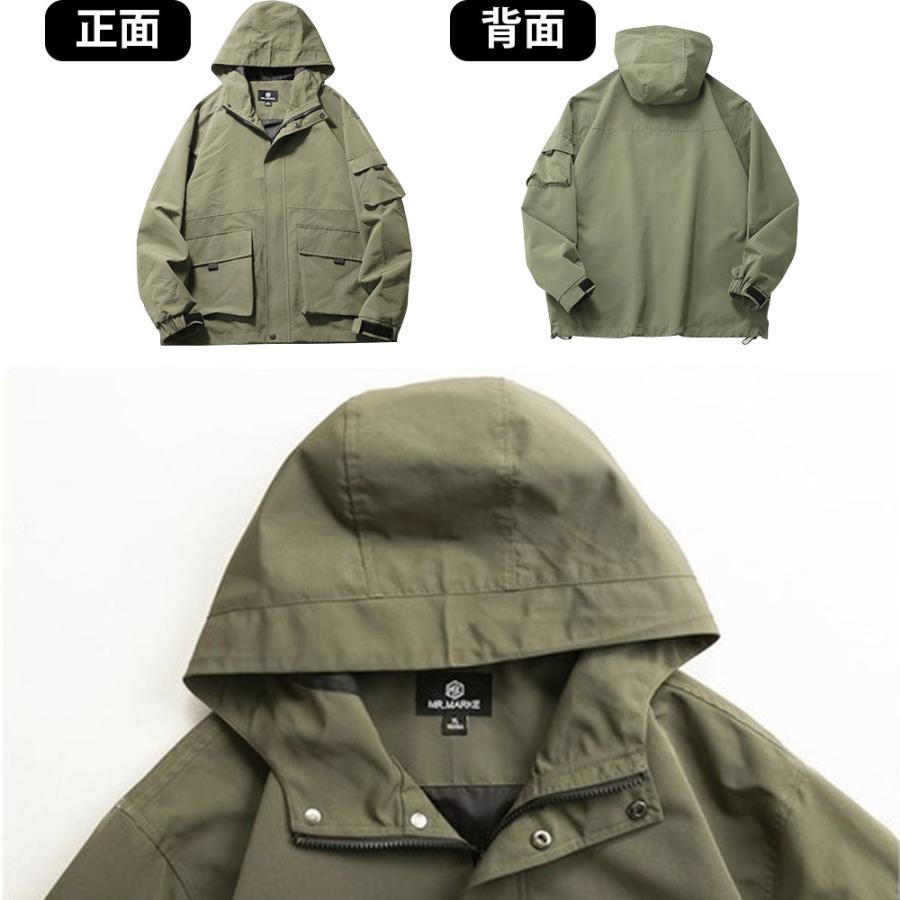 防水 透湿 ジャケット 防風 防汚 通気性あり ウィンドブレーカー