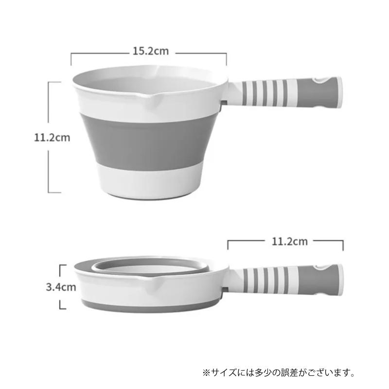 折畳バケツ 取っ手付き ポータブル コンパクト ソフト手おけ