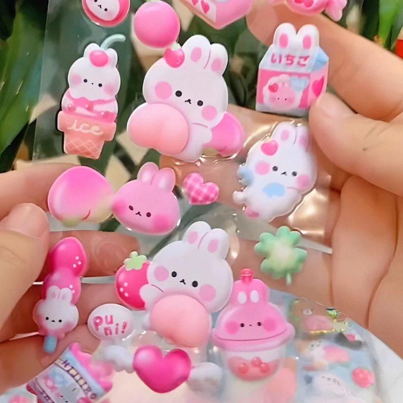 NEWデザイン】 ぷくぷく 立体 シール セット おしり ウォーター 車