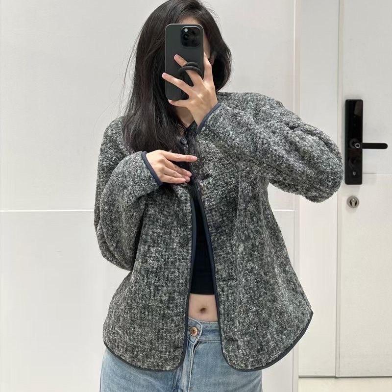 ボアジャケット アウター レディース ミニ コート ジャケット 秋冬