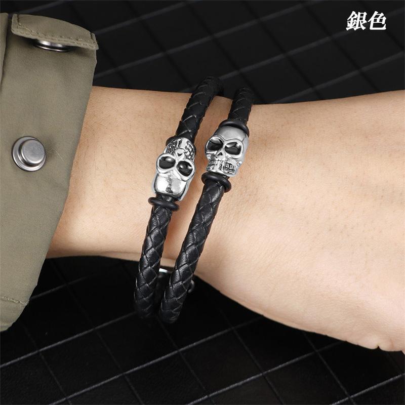 メンズ 牛革 天然石 ブレスレット ラピスラズリ 誕生石 パワーストーン