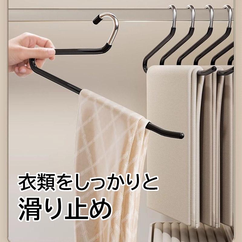 滑らない パンツ ハンガー 乾湿両用 洗濯可 【5本 10本 20本 30本