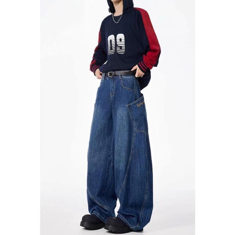 FINE JAPAN カーブ デニム パンツ レディース 大きいサイズ ワイド