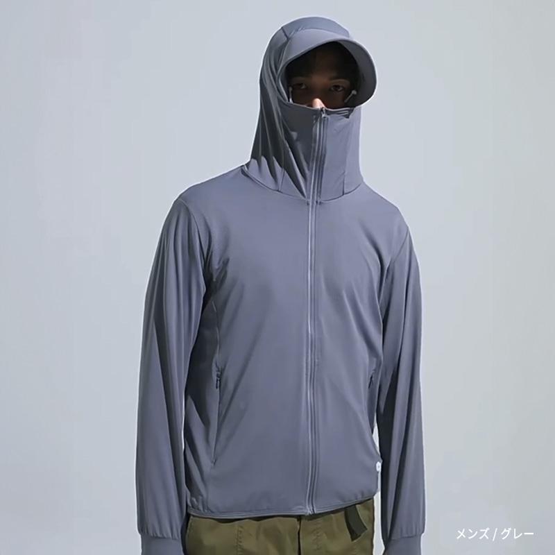 サンバイザー UVカット パーカー レディース 冷感 ラッシュガード