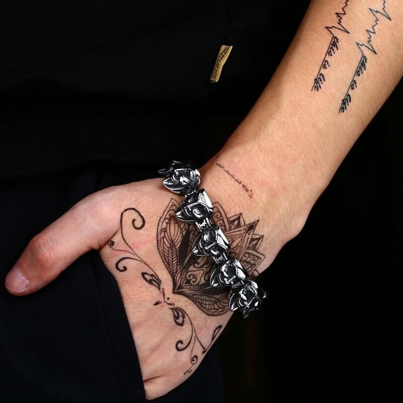 ブレスレット メンズ ステンレス おしゃれ 大人 数珠 ごつい ごつい かっこいい 新しく着き