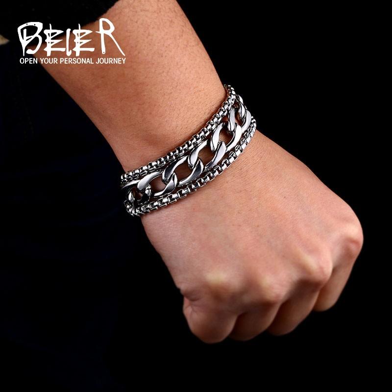 バングル メンズ ブレスレット ステンレス チェーン パール シンプル 大人 ごつい かっこいい Finejewelrys 通販 Yahoo ショッピング