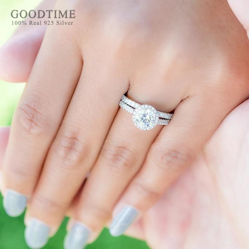 指輪 リング ジルコニア ブライダル シルバー レディース 贅沢 ピュア 100% 925 スターリング 結婚式 ウェディング お姫様_4
