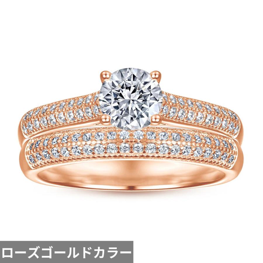 指輪 リング ジルコニア ブライダル シルバー リング レディース_7
