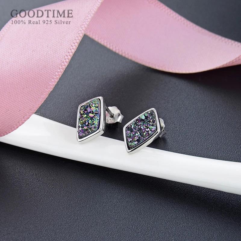 ピアス クリスタル シルバー リング レディース ファッション ピュア 925 スターリング カラー ジュエリー アクセサリー スタッド_1