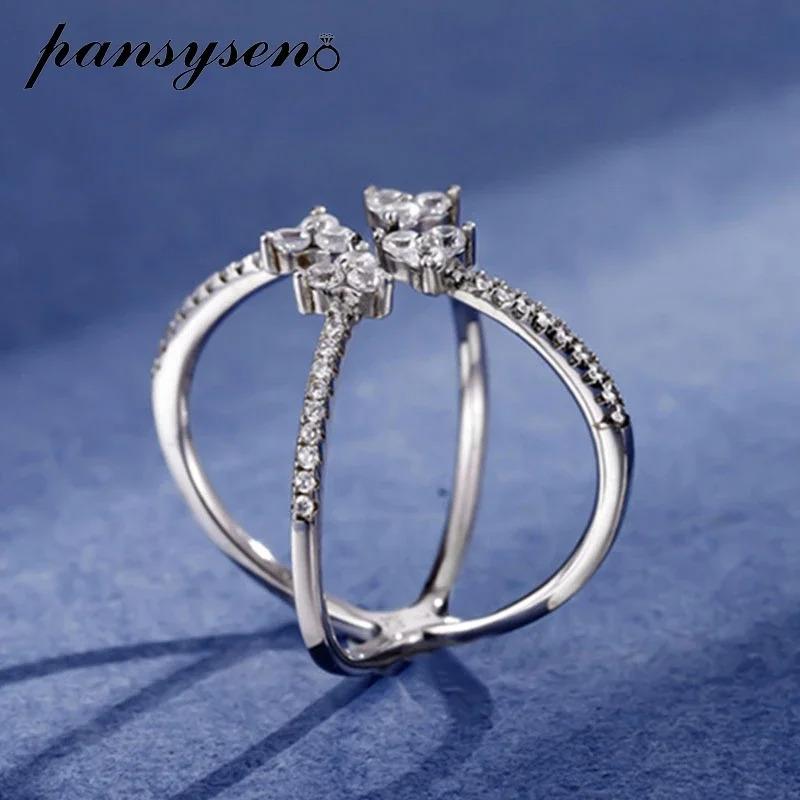 指輪 リング ジルコニア シルバー レディース 925 スターリング AAA ジルコン 婚約 結婚式 ウェディング バンド ファッション_3