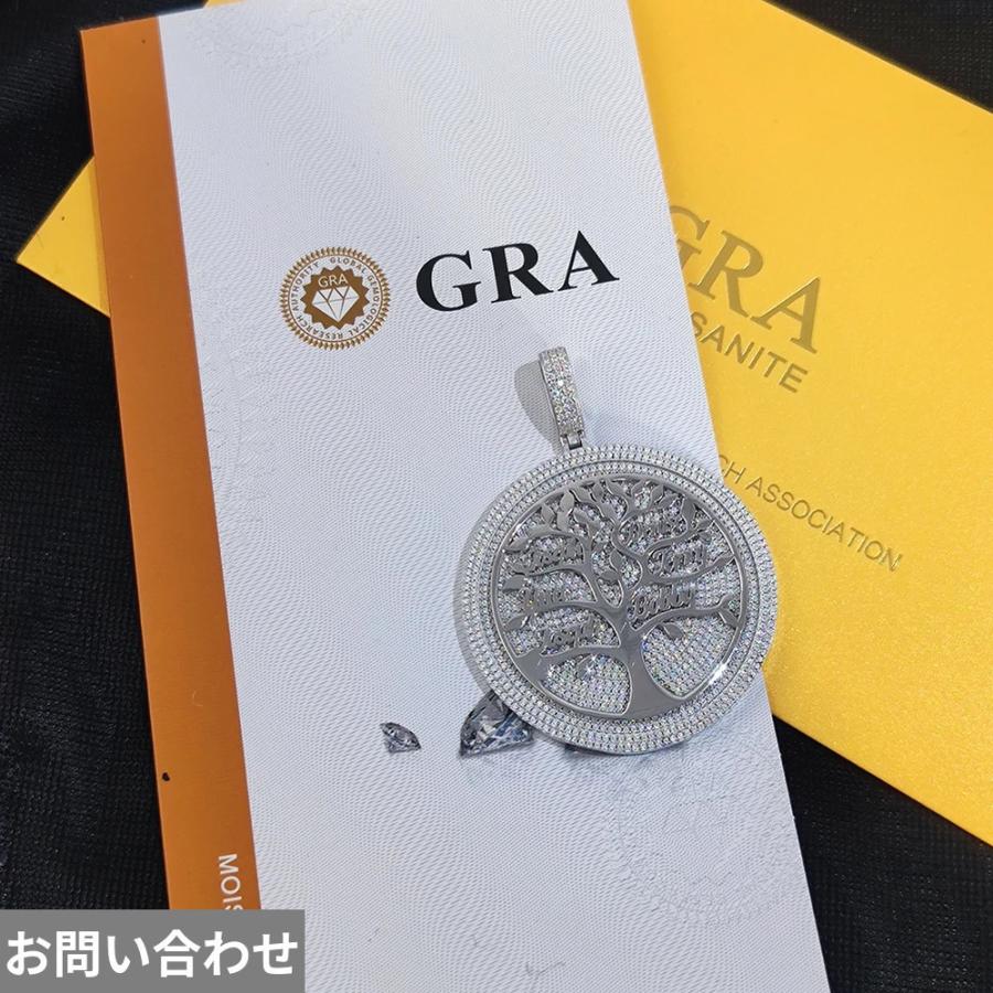 ペンダント ネックレス シルバー サークル プラント リング 木の葉 ネーム リーフ 植物 レディース メンズ カスタム 2inch 家族_6
