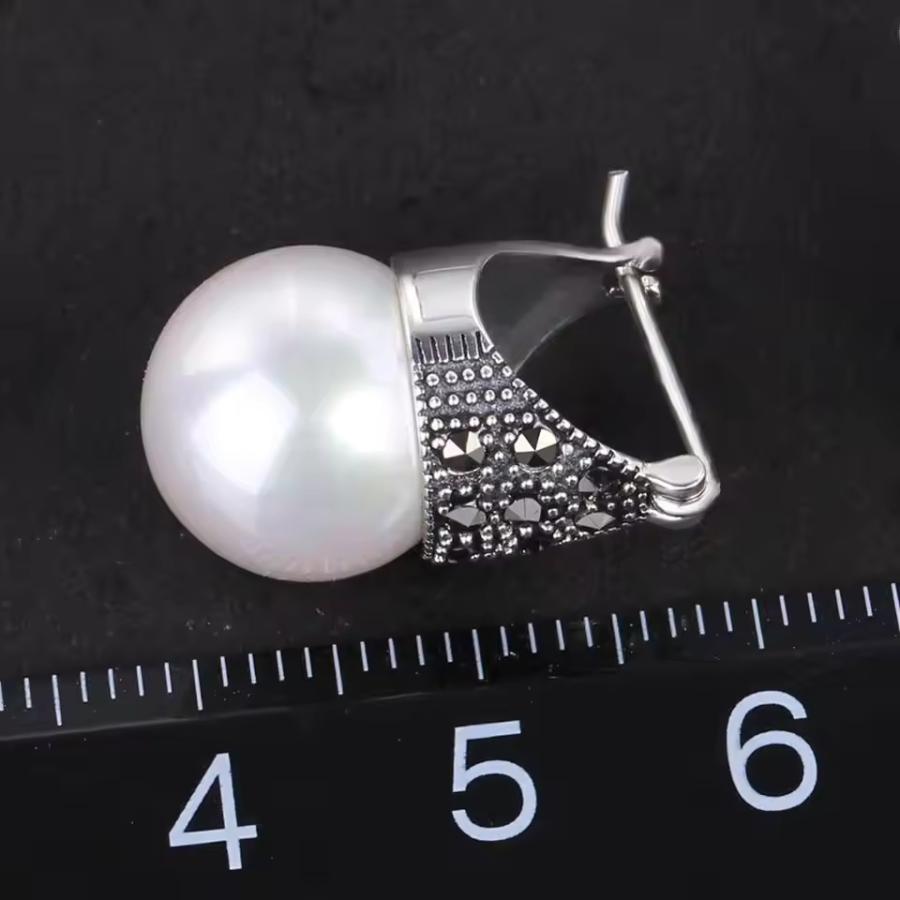 ジュエリーセット レディース クリエイティブ 925スターリングシルバー ハンドメイド デザイナー ジュエリー パール_3