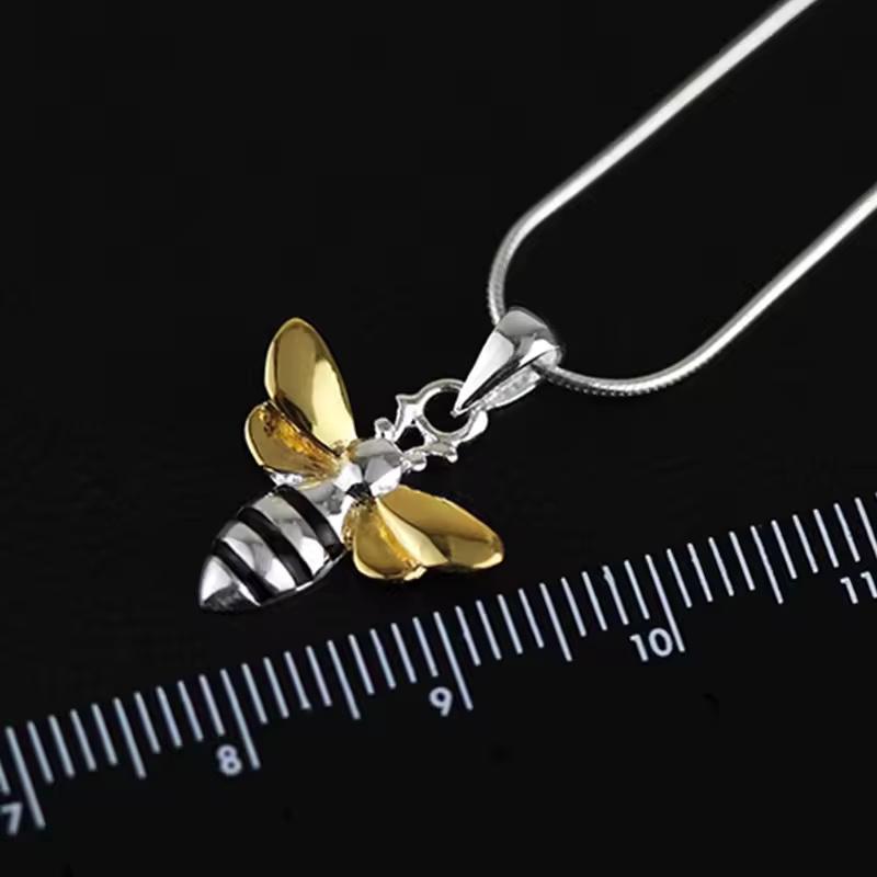ペンダント レディース ハンドメイド 925スターリングシルバー ジュエリー ミツバチ_3