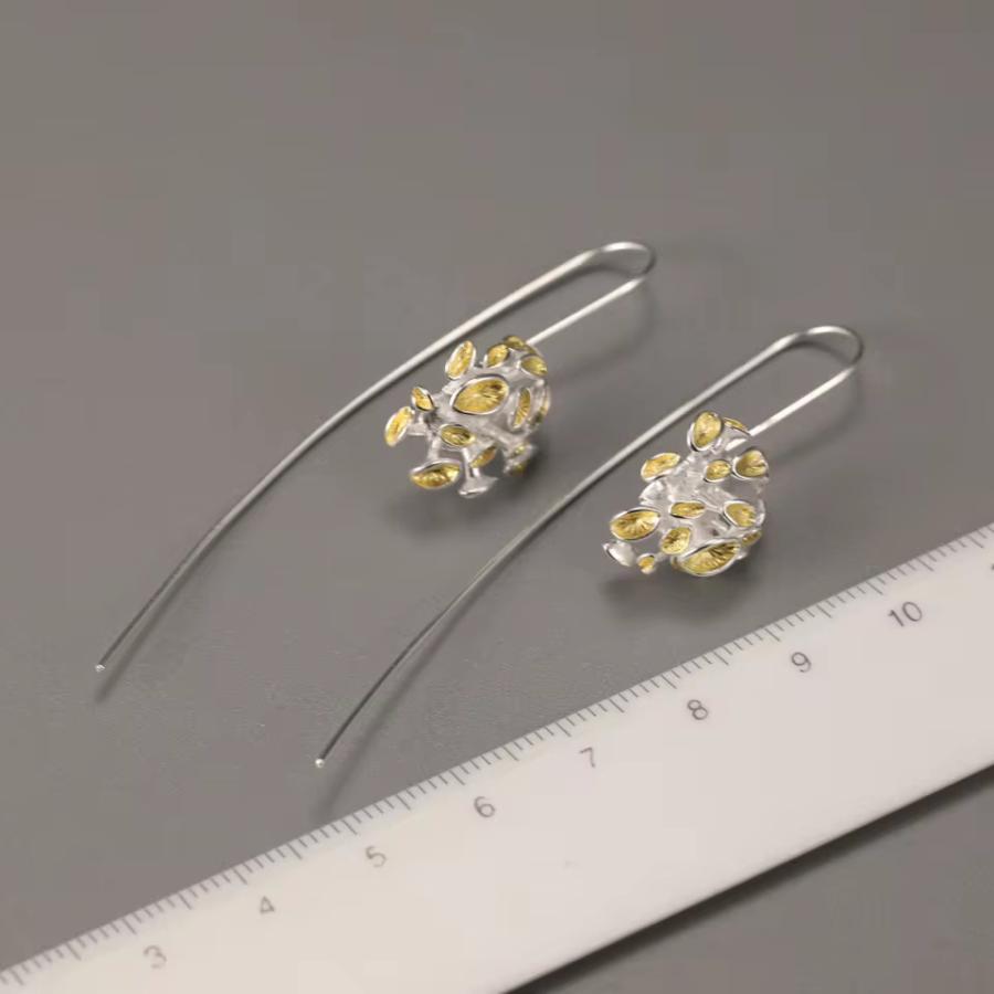 ピアス レディース リーフ 925スターリングシルバー ジュエリー_5