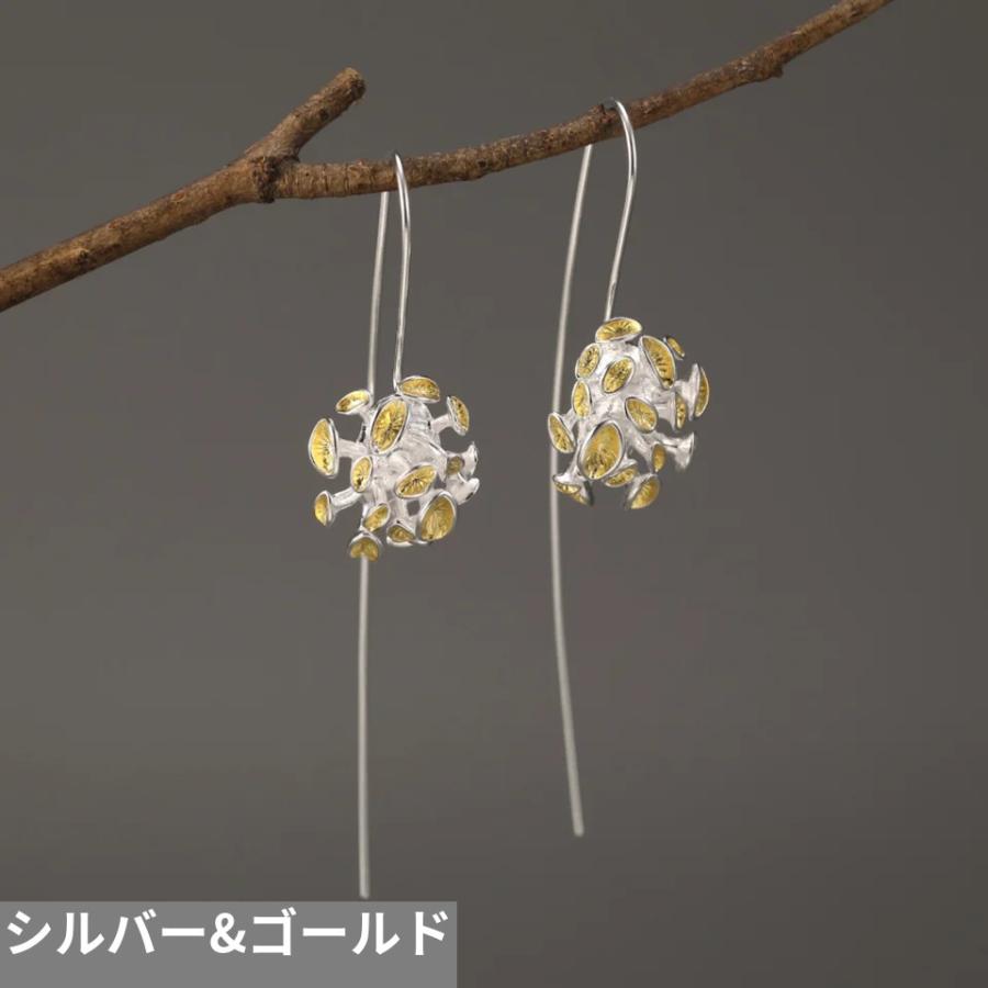 ピアス レディース リーフ 925スターリングシルバー ジュエリー_6