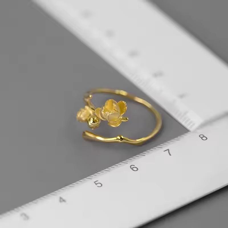 リング レディース フラワー 925スターリングシルバー ジュエリー_5