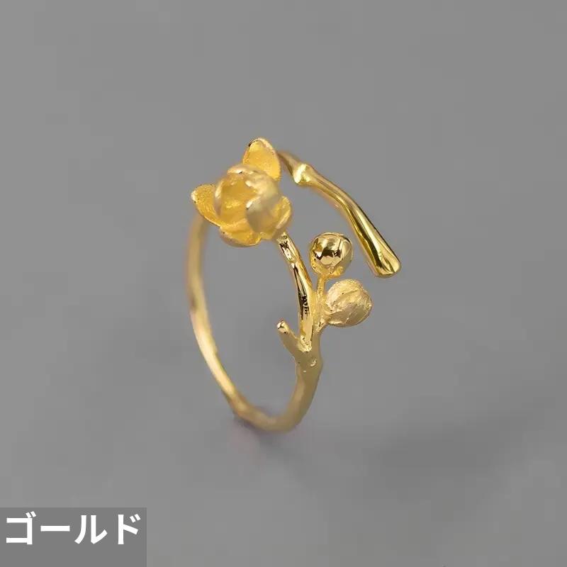 リング レディース フラワー 925スターリングシルバー ジュエリー_7