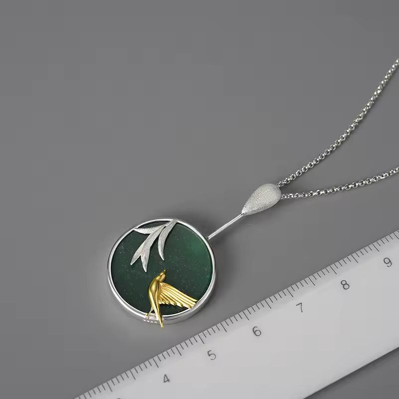 ネックレス レディース ラウンド ペンダント 925スターリングシルバー ジュエリー_3