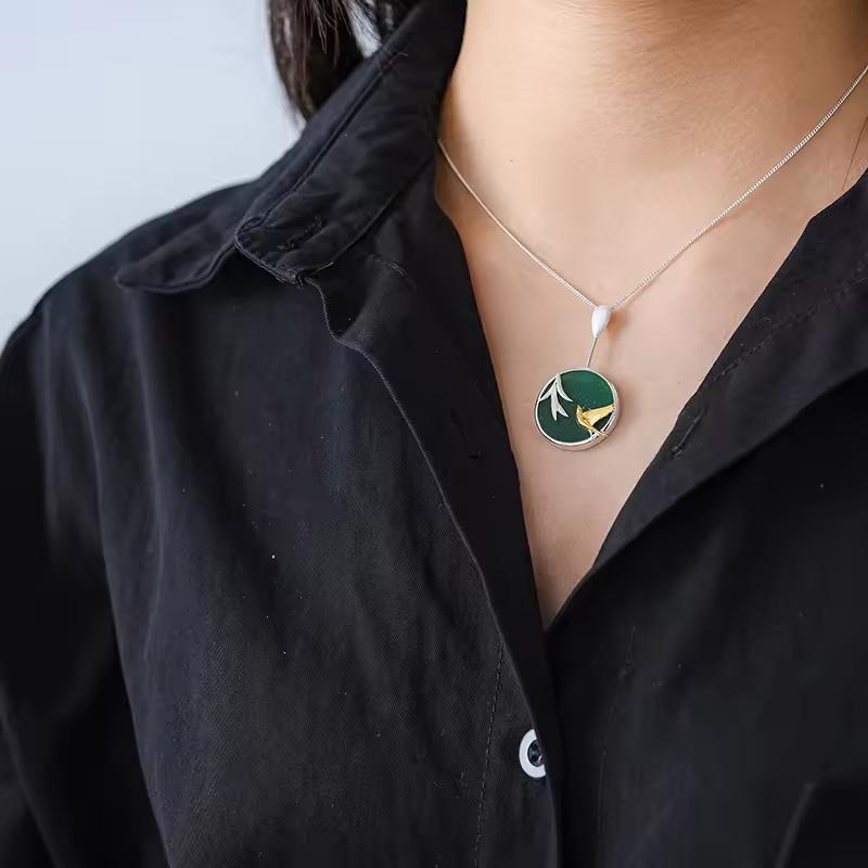 ネックレス レディース ラウンド ペンダント 925スターリングシルバー ジュエリー_4