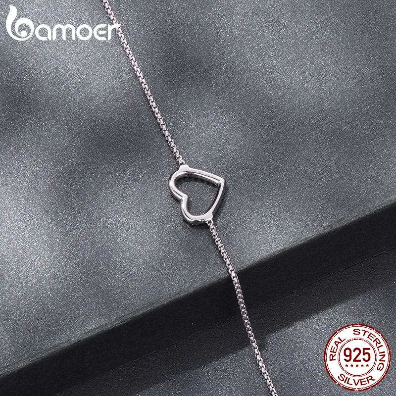 ペンダント ブレスレット スターリング シルバー ハート ノット チェーン レディース 女性 ティーン ネックレス アクセサリー ジュエリー 記念日_4