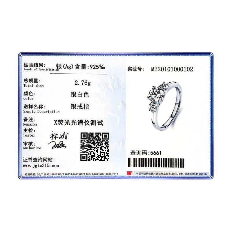 指輪 リング シルバー O クリスタル ジルコニア レディース 女性 2Ct 925 スターリング 10 ハート CZ 結婚式_5