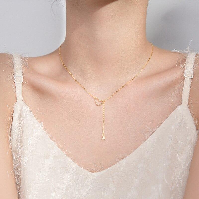 ペンダント ネックレス ゴールド シルバー ジルコニア レース レディース 女性 純正 925 スターリング カラー かわいい 透かし_1