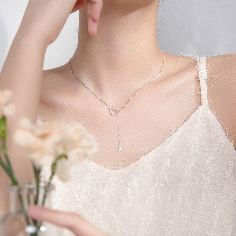 ペンダント ネックレス ゴールド シルバー ジルコニア レース レディース 女性 純正 925 スターリング カラー かわいい 透かし_3