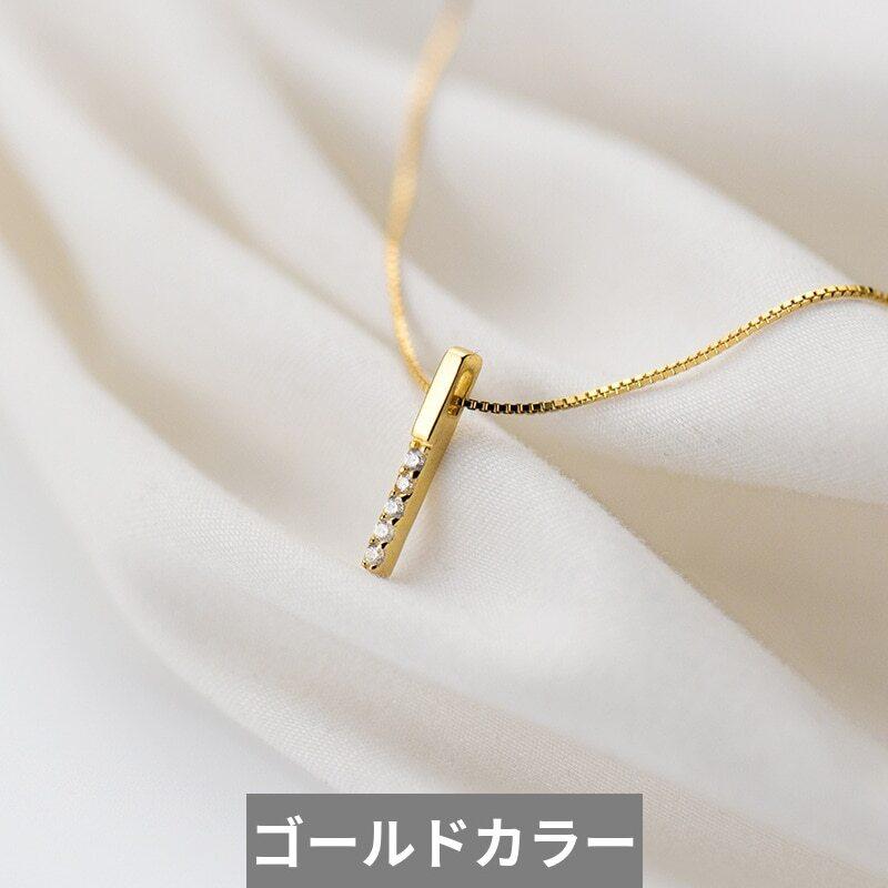 ペンダント ネックレス 韓国 シルバー ジルコニア フリーサイズ レース レディース 女性 きらめく ジルコン 幾何学 矩形 四角_6