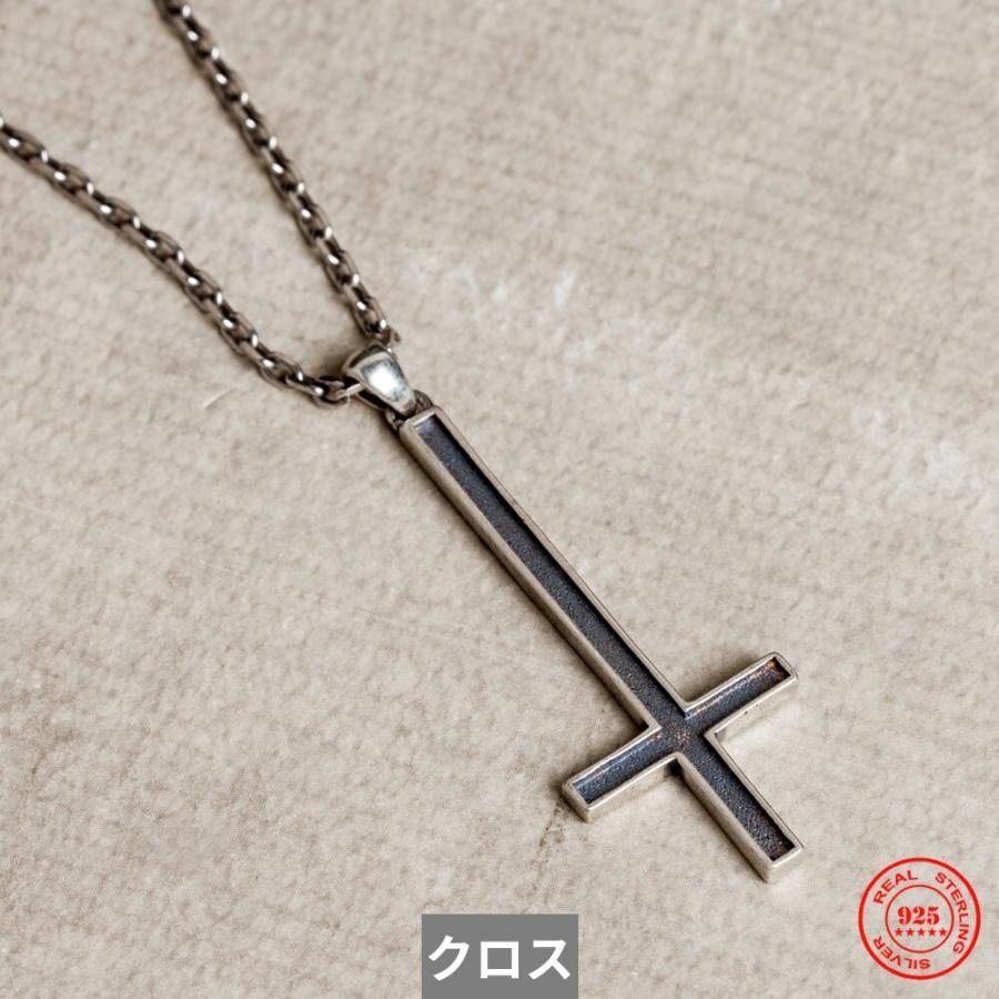 ペンダント ネックレス シルバー クロス 十字架 レース レディース 女性 メンズ 男性 ゴシック スタイル 100% 925 スター_6