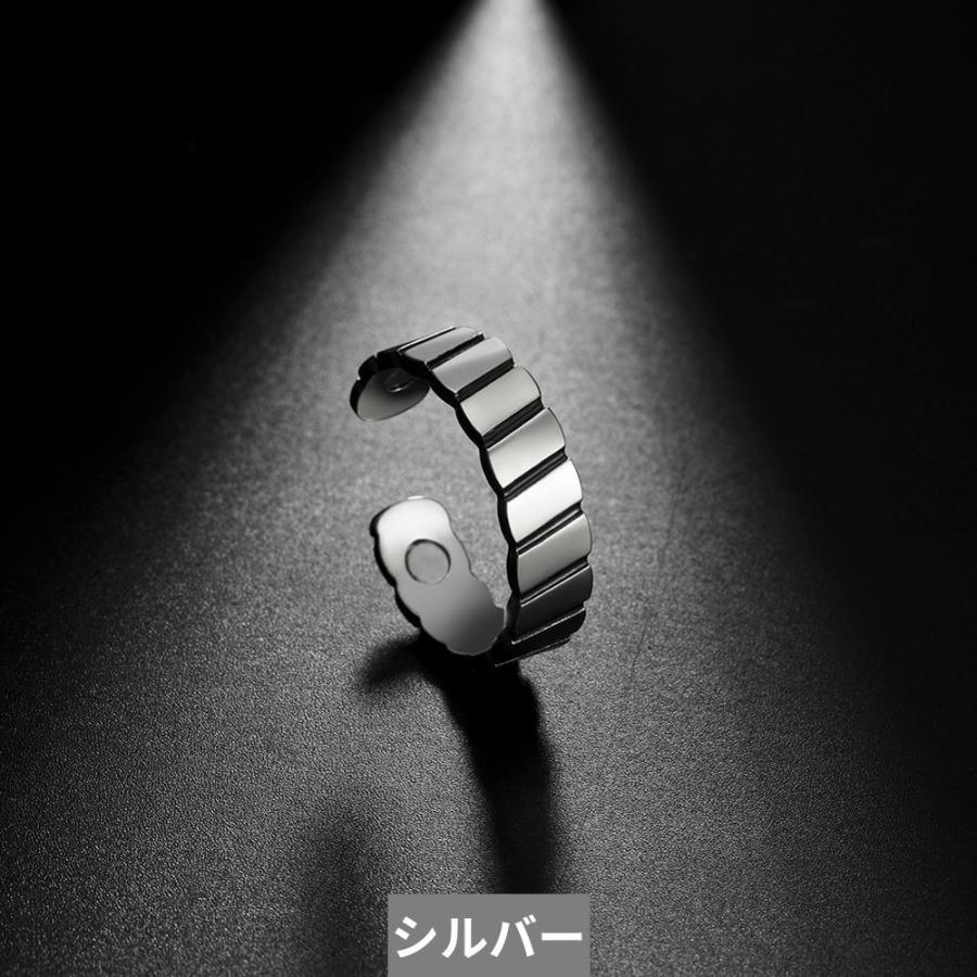 指輪 リング 磁気 ステンレス リング 健康 フリーサイズ メンズ｜finejewelrys｜07