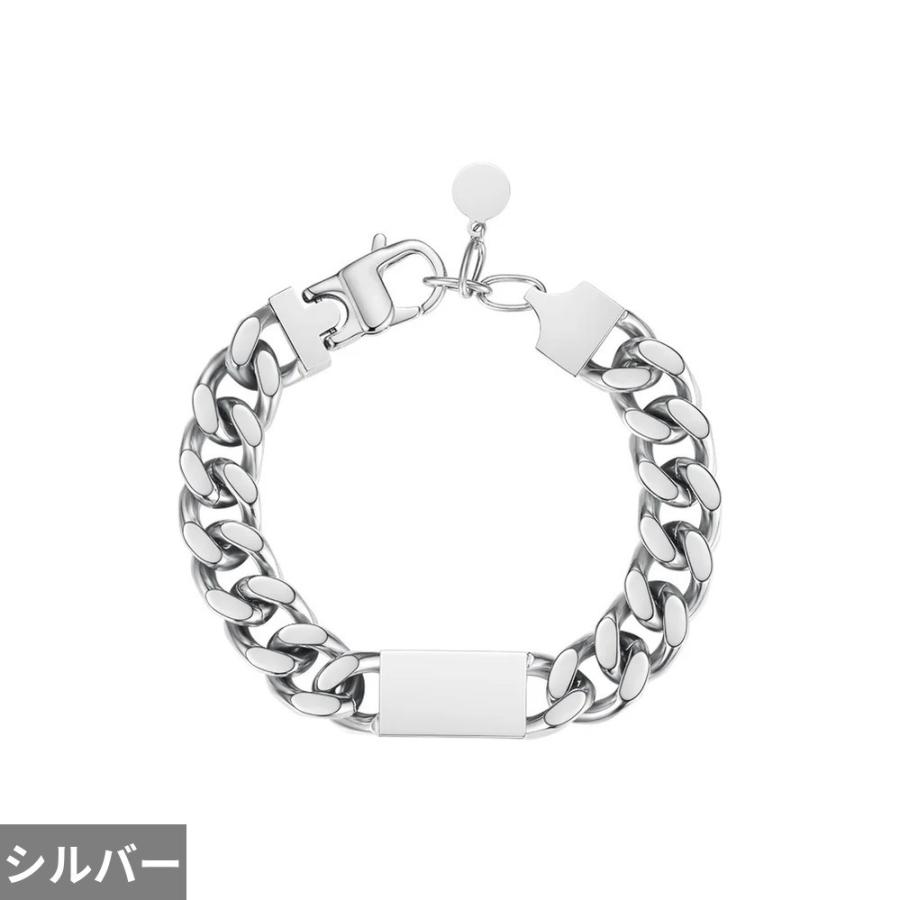 ブレスレット ステンレス ゴールド 立方体 レディース パンク 分厚い カラー スチール ファッション ジュエリー 幅_7