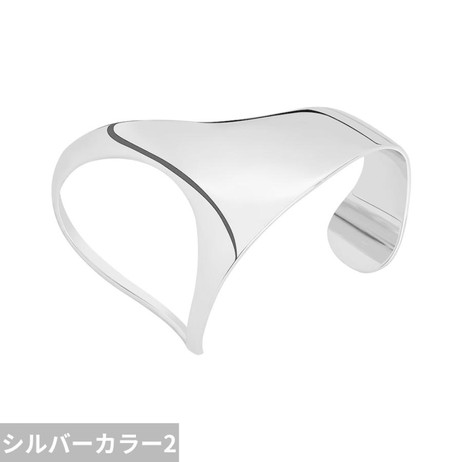 バングル ブレスレット ゴールド シンプル レディース 手のひら スペース インベーダー ファンタジー カラー ファッション ジュエリー_6