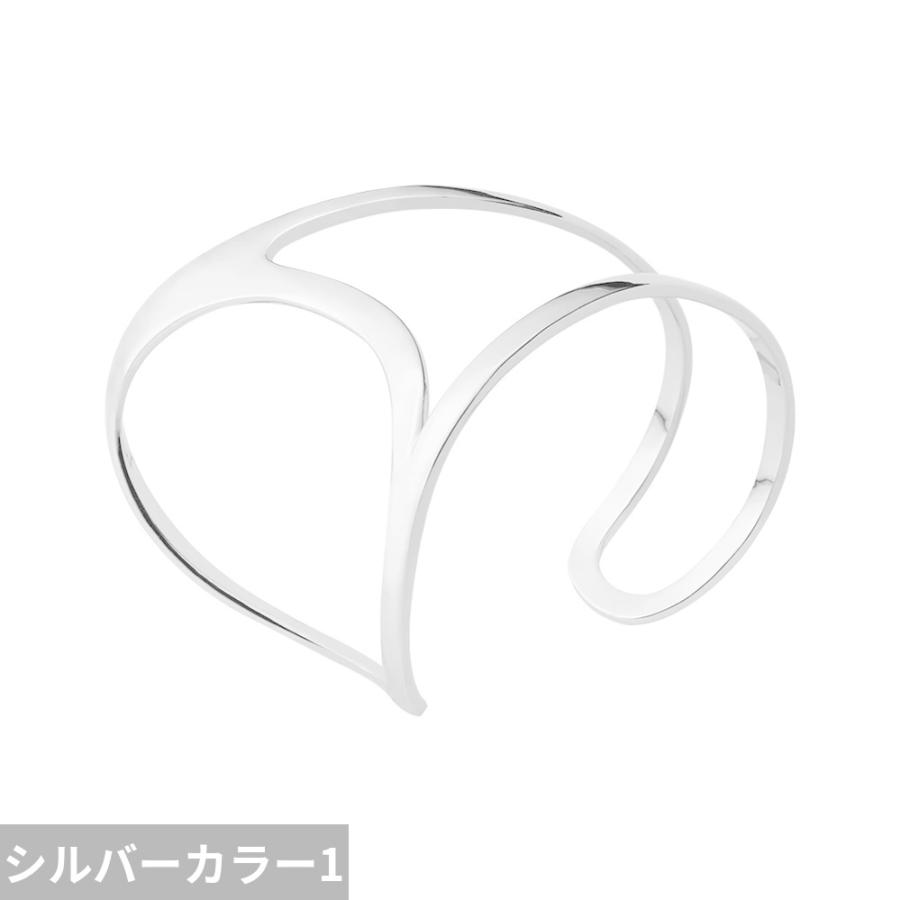 バングル ブレスレット ゴールド シンプル レディース 手のひら スペース インベーダー ファンタジー カラー ファッション ジュエリー_8