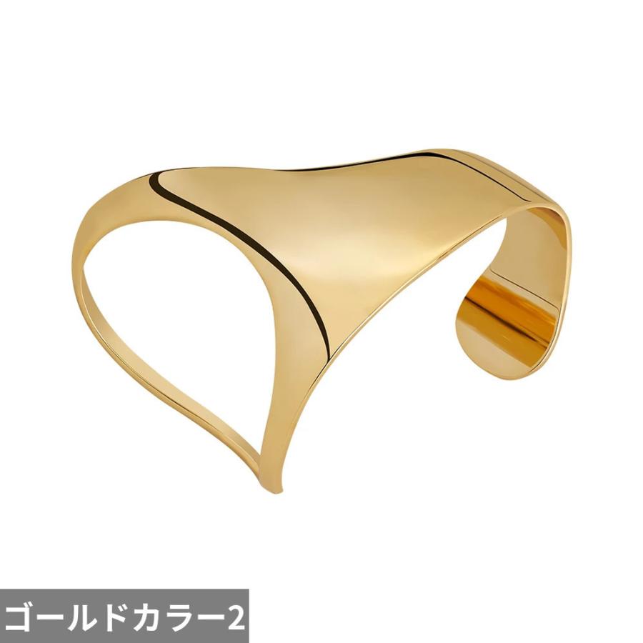 バングル ブレスレット ゴールド シンプル レディース 手のひら スペース インベーダー ファンタジー カラー ファッション ジュエリー_9