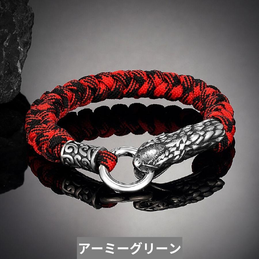 ブレスレット ドラゴン ステンレス ロープ メンズ｜finejewelrys｜09