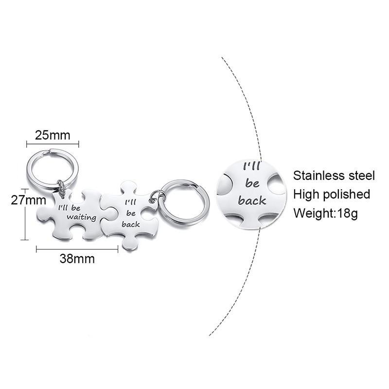 ペア キーホルダー リング シルバー ステンレス レディース おしゃれ