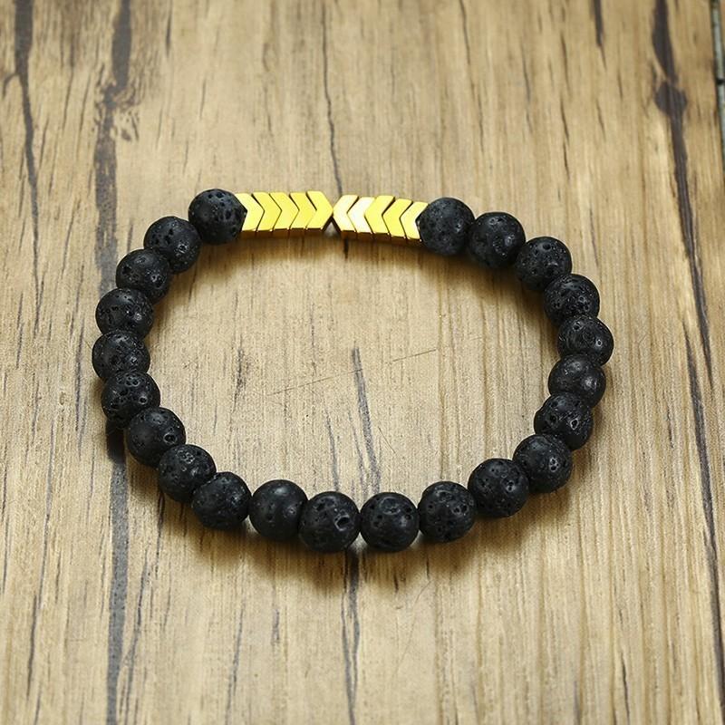 ブレスレット 矢印 ビーズ ストーン レディース メンズ おしゃれ 大人 数珠 100 安い