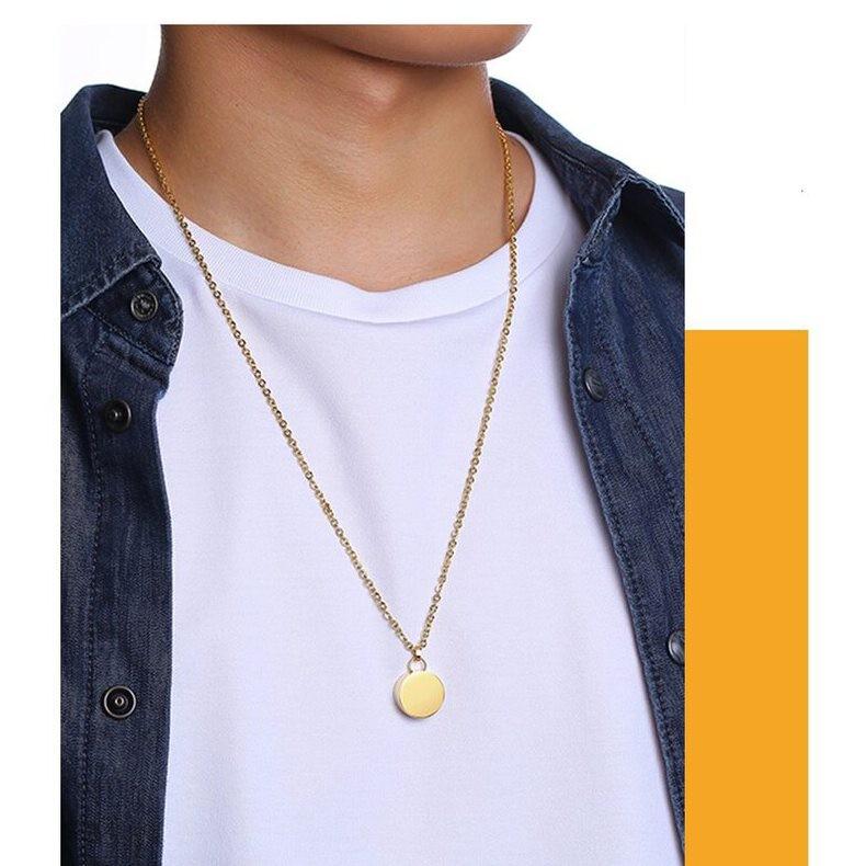 ペンダント ネックレス ピルケース ステンレス ラウンド レディース