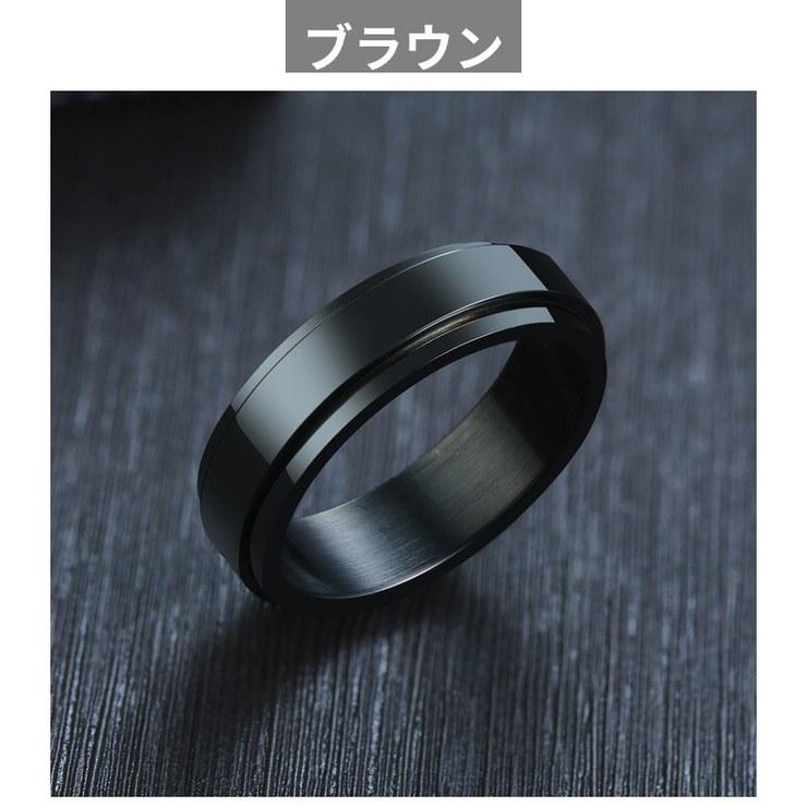 リング 指輪 ベーシック スピナー ウェディング バンド メンズ