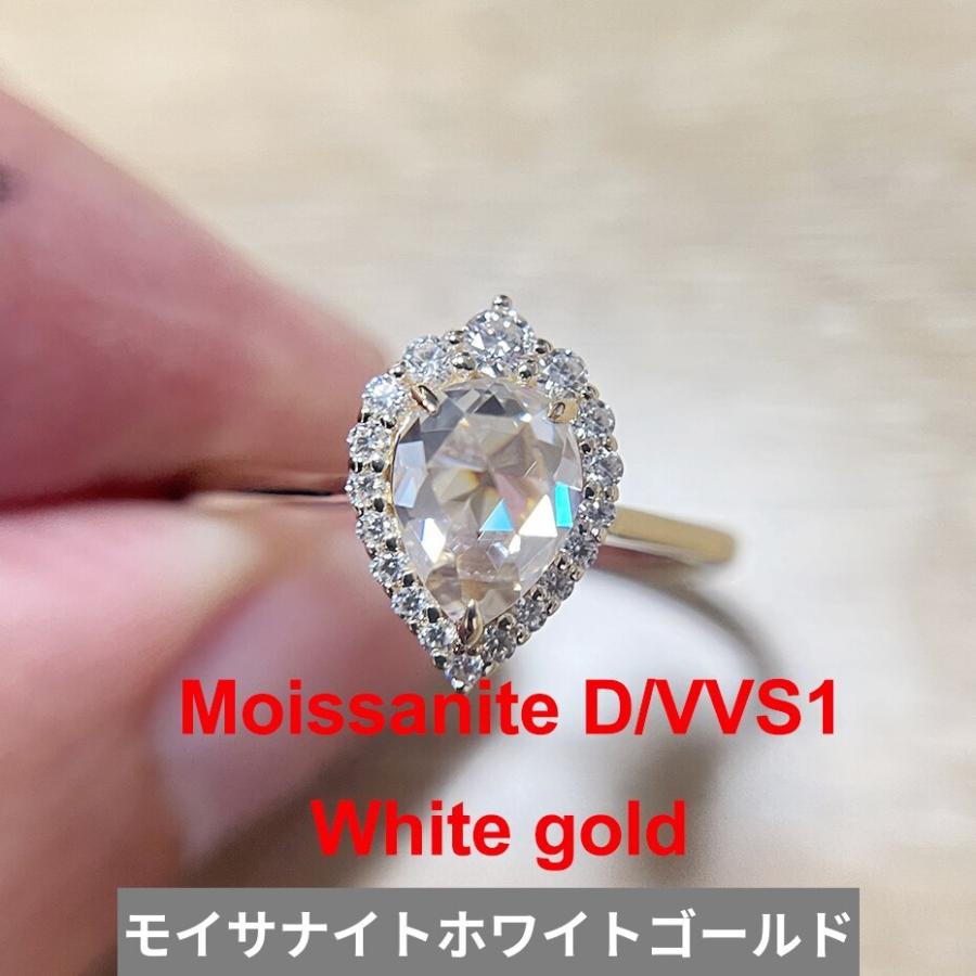 指輪 リング ゴールド フルーツ ナシ 果物 レディース アレキサンドライト モイサナイト 18K 14K 10K 585 ローズの画像