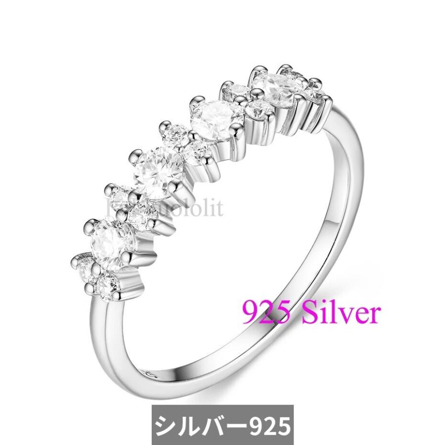 指輪 リング ダイヤモンド ゴールド D レディース 女性 750 18K 14K ローズ モイサナイト VVS ソリティア マッチングの画像
