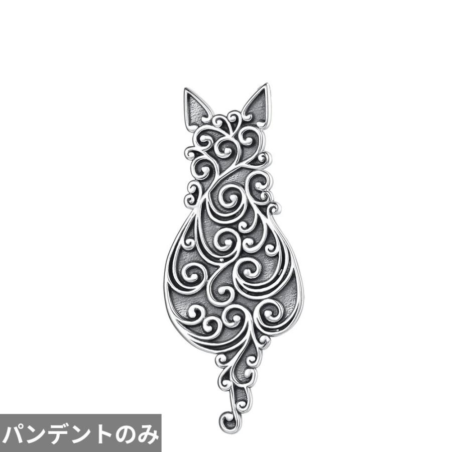 ペンダント ネックレス 動物 アニマル シルバー リング ネコ レディース メンズ 925 スターリング フィリグリー 猫 キャット_7