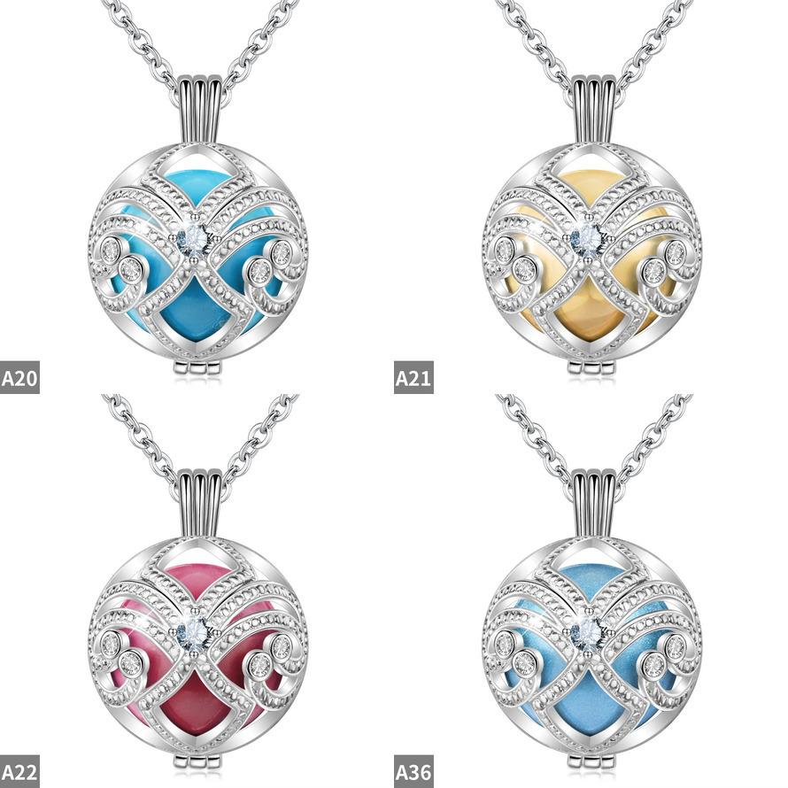 ペンダント ネックレス 花 フラワー ポール 音楽 レディース ボーラ 妊娠 20mm 天使 ミュージカル ミュージック ベル_17