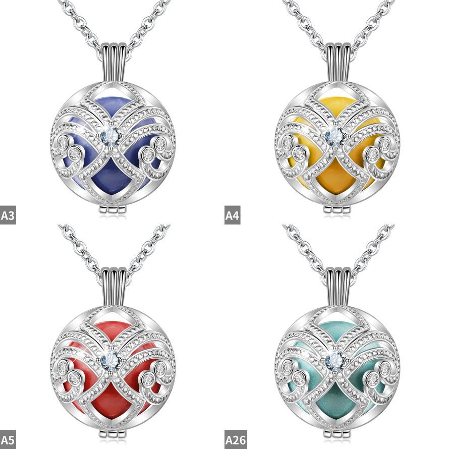 ペンダント ネックレス 花 フラワー ポール 音楽 レディース ボーラ 妊娠 20mm 天使 ミュージカル ミュージック ベル_19
