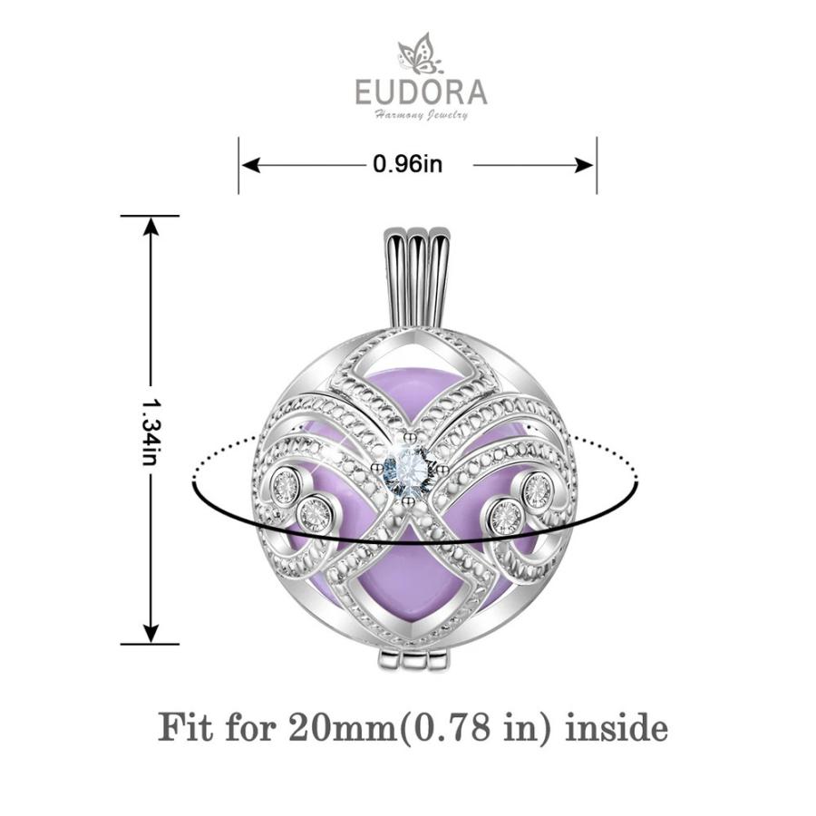 ペンダント ネックレス 花 フラワー ポール 音楽 レディース ボーラ 妊娠 20mm 天使 ミュージカル ミュージック ベル_1